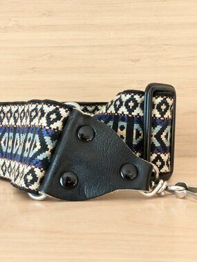 Vintage Camera Strap Patterned Wide Shoulder Strap